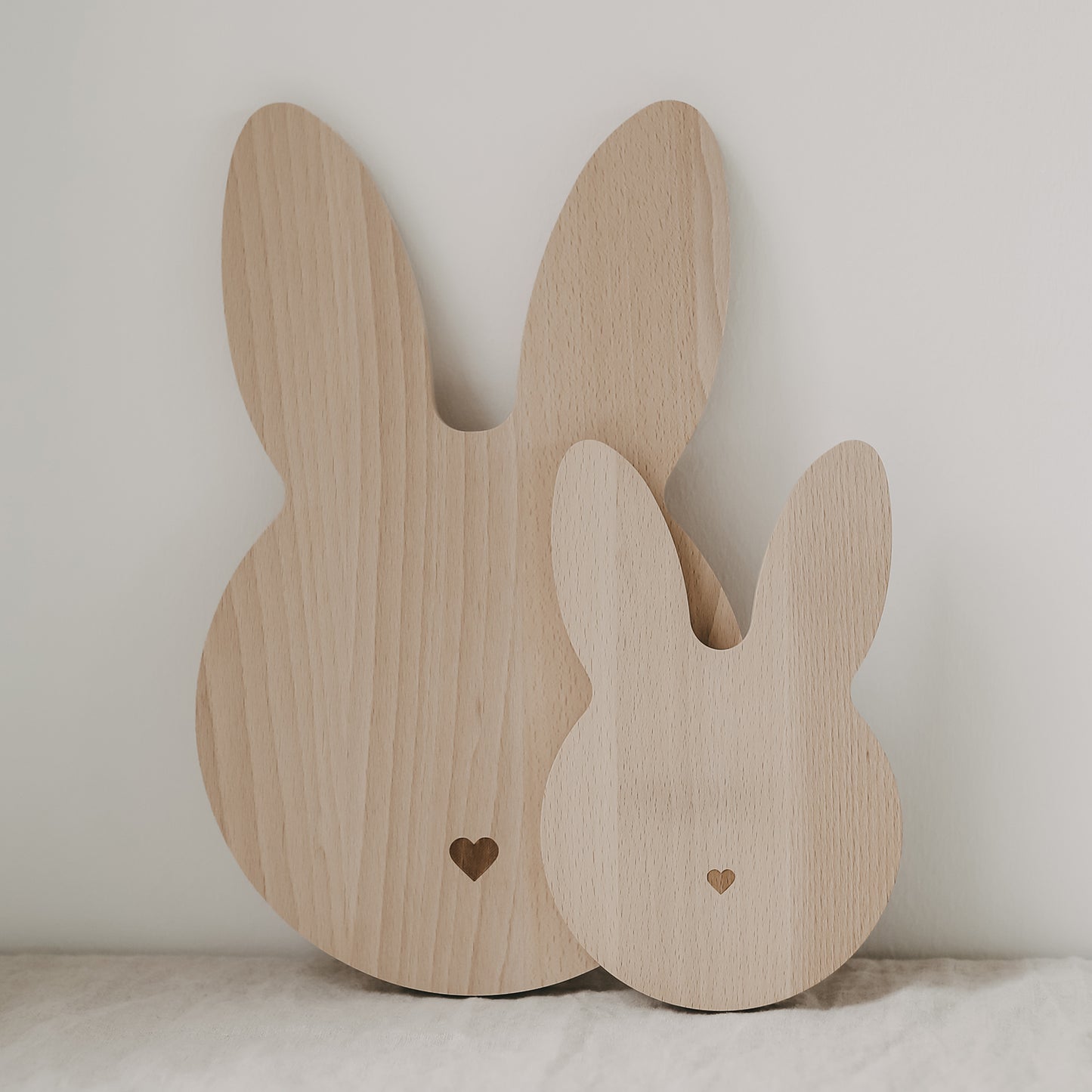 Brettchen / Frühstücksbrett Hase - Eulenschnitt